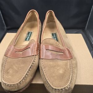 Cole Haan Men's Tan and Brown Loafers
